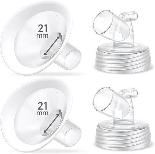Vista 10 de Juego de 2 bridas de 0.55 pulgadas, protector de borde suave actualizado y conector de base de boca ancha, piezas de bomba para Spectra S2 Spectra