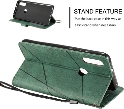 Vista 5 de Funda para Motorola Moto E 7ª generación 2020, funda para Motorola Moto E 2020 / Moto E 7ª generación 2020 XT2052DL XT2052-2PP Funda con tapa