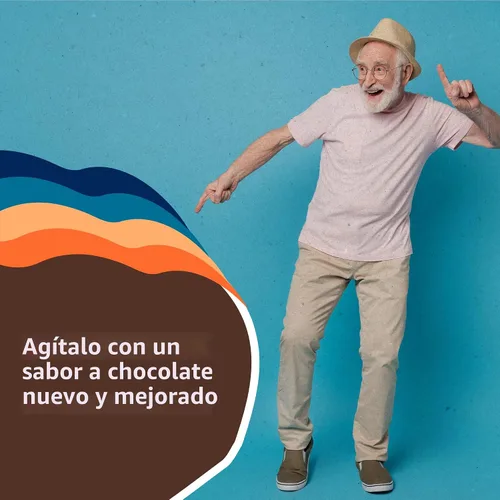 Vista 4 de Polvo de proteína vegana orgánico con vitaminas y probióticos; batido de proteínas puro, sin azúcar, chocolate, bandeja de 10 porciones