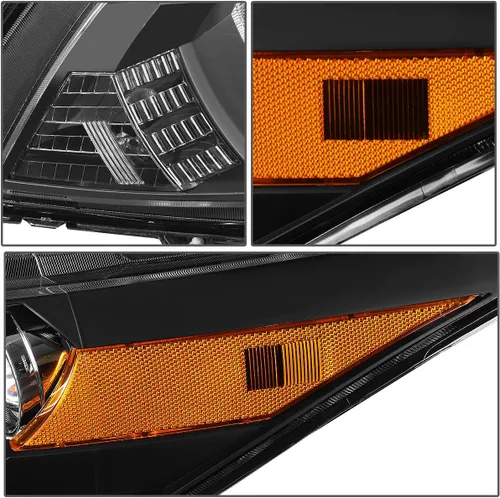 Vista 3 de DNA Motoring OEM-HL-0004-L Estilo de fábrica Lado del Conductor Proyector Faro Lámpara HO2502135 Para 08-12 Honda Accord