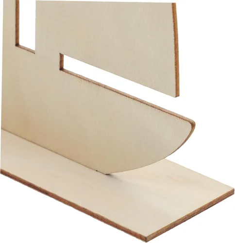 Vista 9 de VILLCASE 10 unids DIY Barco Forma Virutas de Madera Sin Terminar Pintura Base de Arcilla para Decoración al Aire