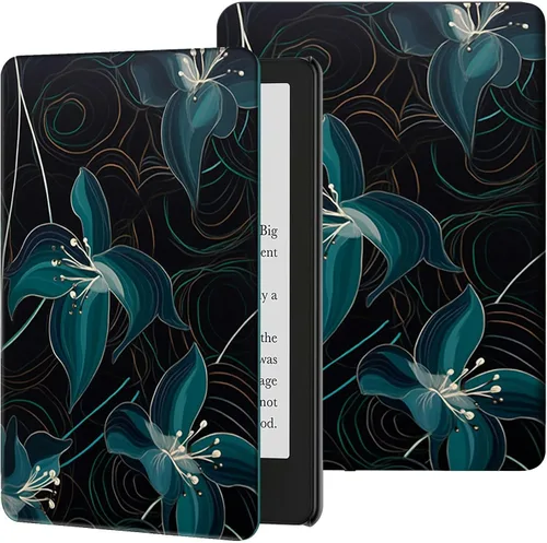 Vista 27 de Rossy Funda para Kindle de 10ª generación 2019, delgada, de piel sintética, ajustable, Smart Cover con encendido y apagado automático para Kindle