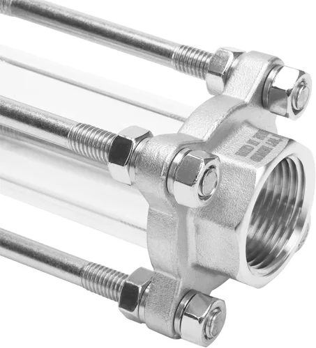 Vista 4 de DERNORD Vidrio de visión en línea con rosca hembra, vidrio de vista sanitaria recta de flujo SUS316 1" NPT hembra