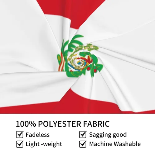 Vista 8 de Rqwaaed Tapiz de bandera peruana adorna perfectamente la pared de 29 x 37 pulgadas