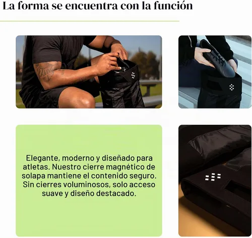 Vista 5 de Bolsa a prueba de olores Salt Athletic, Negro, XL