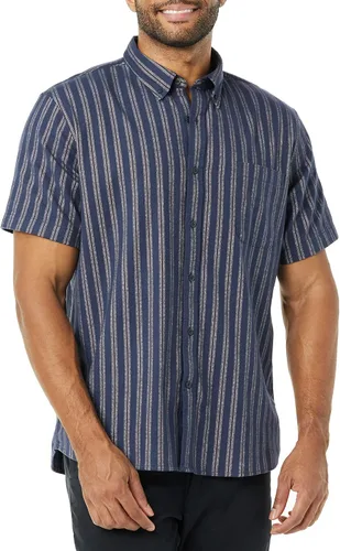 Vista 4 de Goodthreads Camisa ajustada de manga corta con bolsillo para hombre