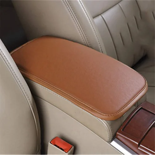 Vista 11 de Funda para consola central de coche, universal, de cuero sintético, reposabrazos para auto, protector de reposabrazos de consola central, apto