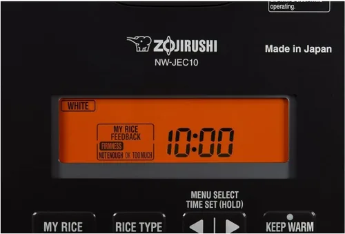 Vista 6 de Zojirushi NW-JEC10BA - Arrocera y calentador de calor por inducción de presión (IH), 5.5 tazas, fabricado en Japón