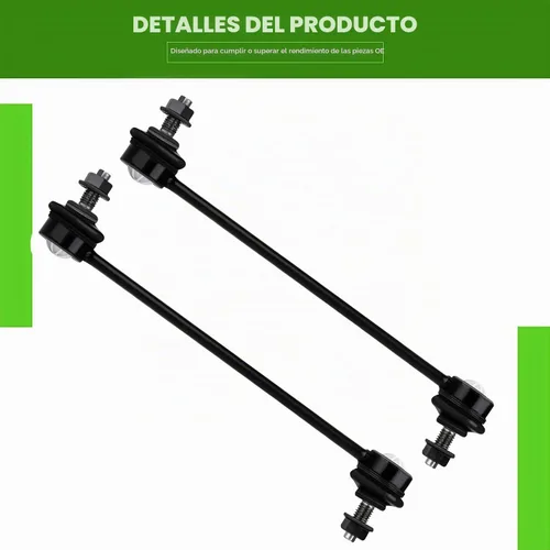 Vista 9 de SCITOO Kit de suspensión delantera (2) brazo de control inferior con bujes de rótula izquierda y derecha (2) varillas de sujeción interiores (2)
