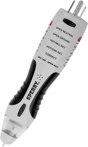 Vista 13 de Sperry Instrumentos VD7504GFI Detector de voltaje sin contacto doble control 2-en-1 + GFCI Analizador de circuito de salida, indicadores visuales