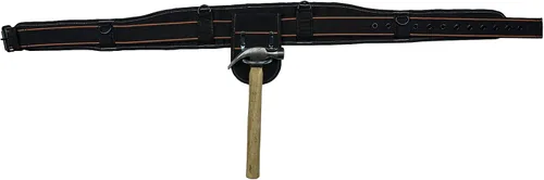 Vista 9 de KUNN Cinturón de herramientas con tirantes, delantal combinado de cinturón Pro Framer (bolsa extraíble y cinturón de cintura) con múltiples