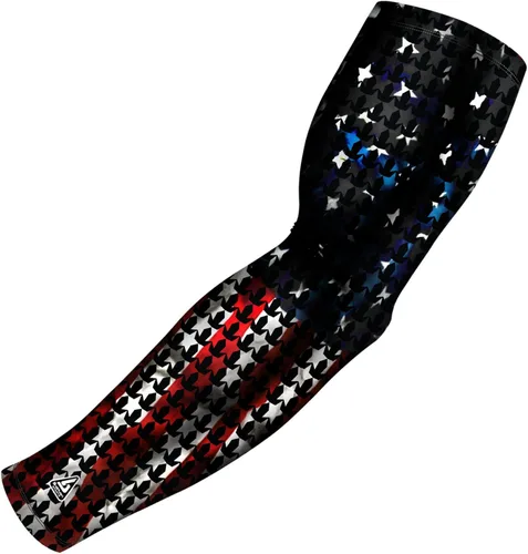 Vista 33 de B-Driven Sports Sleeve Pro-Fit - Manga Patriótica - Estados Unidos, Cuba, México, Israel, Canadá, Venezuela, Rep. Dominicana - Individual