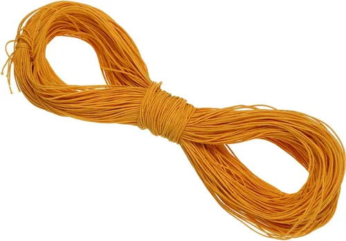 Vista 144 de PATIKIL Cuerda elástica elástica de 109 yardas (328.1 ft), cuerda elástica pesada de 0.059 in, albaricoque para manualidades, correas de gancho