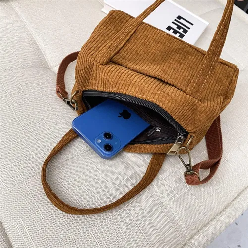 Vista 5 de Bolsos cruzados para mujer, bolsos de pana estilo hobo para el hombro, bolsos cruzados, carteras, bolso pequeño 2023