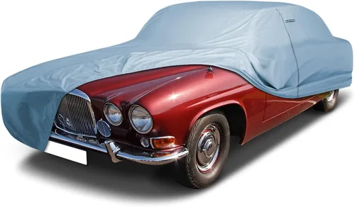Vista 49 de iCarCover Funda de automóvil personalizada premium para Jaguar 420 1966-1969, resistente, impermeable, para todo tipo de clima, lluvia, nieve