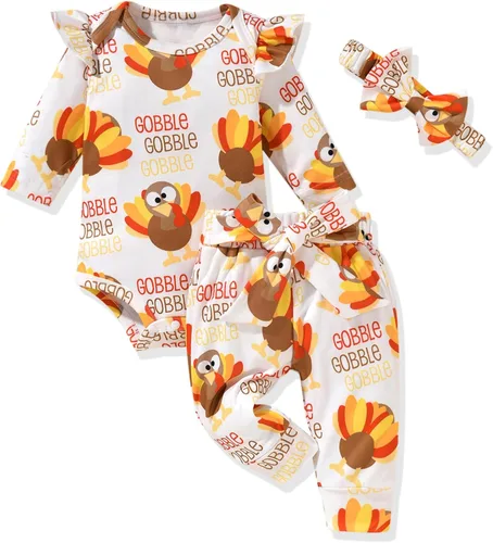 Vista 93 de Aalizzwell Conjunto de mameluco acanalado para bebé recién nacido prematuro para otoño e invierno