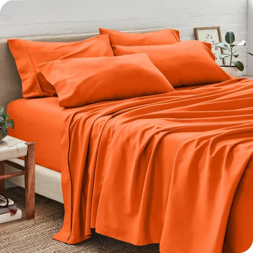 Vista 169 de Bare Home Sheet Set 1800 Ultra-Soft with 2 Pillowcases (Twin XL, Dark Blue)