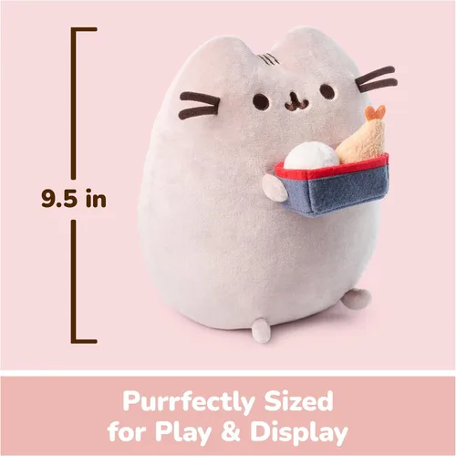 Vista 3 de GUND Pusheen Bento Box Snackable - Juguete de peluche de 9.5 pulgadas