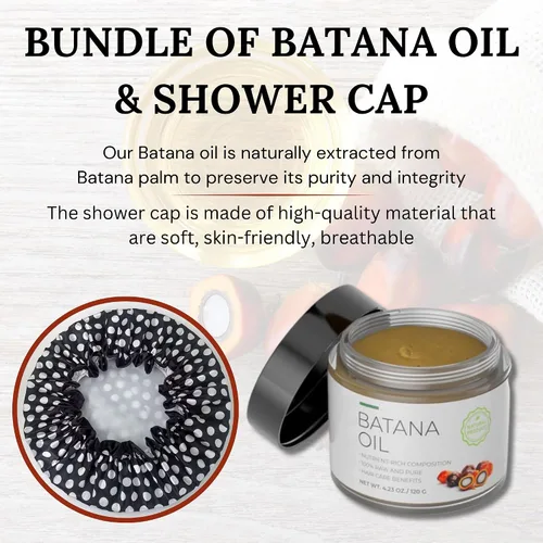 Vista 2 de Aceite de batana orgánico para el crecimiento y el grosor del cabello para hombres y mujeres, aceite para el cabello aprobado por el Dr. Sebi