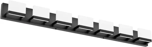 Vista 28 de Tipace - 2 Lámparas regulables de tocador, modernas, de color negro, con luz led arriba y abajo, acrílico blanco esmerilado, para colocarlas