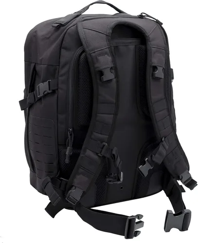 Vista 2 de LA Police Gear Atlas - Mochila táctica de 24 horas para hombres o mujeres, mochila de senderismo grande, mochila de caza, mochila de insectos, Negro