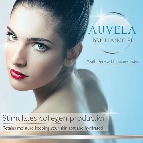 Vista 6 de Auvela Brilliance SF - Youth Renew Phytoceramides - Hidrata tu piel - Promueve una apariencia más juvenil y suavidad - Ayuda a prevenir la aparición