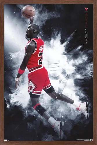 Vista 7 de Trends International Michael Jordan - Póster de pared Burst