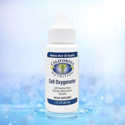 Vista 4 de Cell Oxygenator - Botella de 1 onza líquida (paquete de 10), concentrado de alimentos celulares con gotas de agua de oxígeno líquido, suplemento