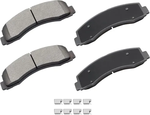 Vista 19 de Cciyu D627 Kit de 4 piezas de pastillas de freno cerámicas traseras 1994-2004 para Ford Mustang
