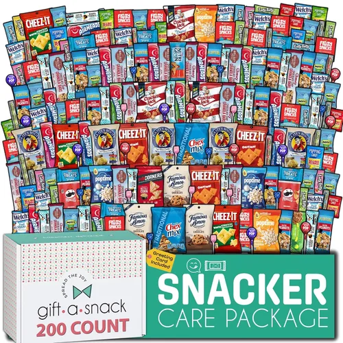 Vista 16 de Gift A Snack - Caja de aperitivos paquete variado de dulces + tarjeta