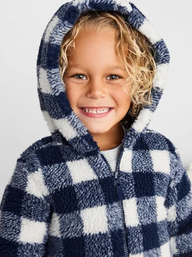 Vista 4 de Simple Joys by Carter's unisex-baby Hooded Sherpa Jacket