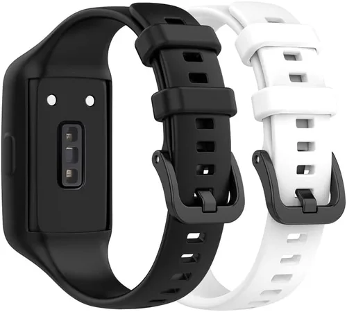 Vista 12 de Senter Correa de repuesto de goma suave de liberación rápida para Huawei Band 7 Smart Watch 10 pzas