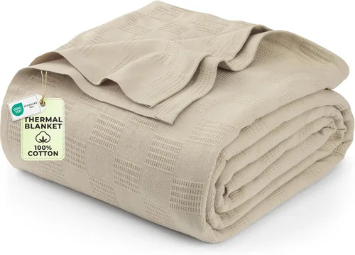 Vista 27 de Utopia Bedding - Manta térmica 100% algodón, color negro, tamaño Queen, 90 x 90 pulgadas Manta ligera y transpirable para primavera y verano
