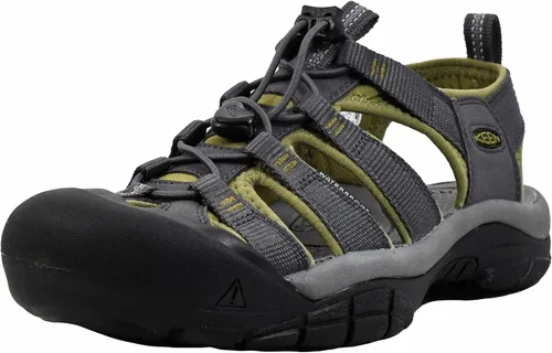 Vista 39 de KEEN Newport H2 Sandalias de punta cerrada para hombre Aleación/oro crema