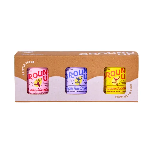 Vista 8 de GROUND UP PDX Mantequilla de nuez Almendra Oregon Avellana, 12 OZ