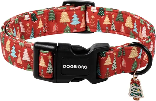 Vista 46 de DOGWONG Collar de perro de San Valentín, collar de perro con estampado de corazones para perros grandes, lindos collares de primavera, hembra