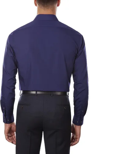 Vista 3 de Van Heusen Camisas de vestir de popelina de corte alto para hombre