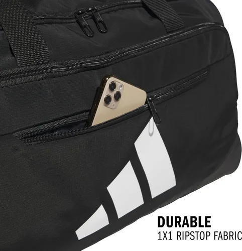 Vista 3 de adidas Defender 5.0 - Bolsa de lona duradera para deportes, gimnasio y viajes