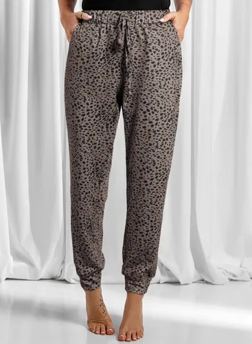 Vista 3 de EVALESS Pantalones deportivos con cordón y cintura elástica para mujer con bolsillos