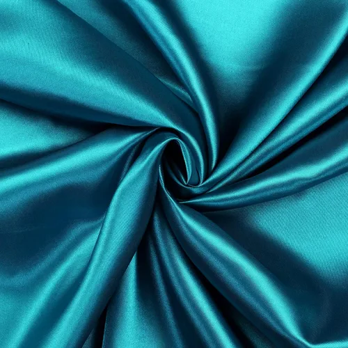 Vista 18 de Tela de satén de 2 yardas, color liso para vestidos de novia, manualidades de moda, disfraces, decoración, satén sedoso, 44 pulgadas