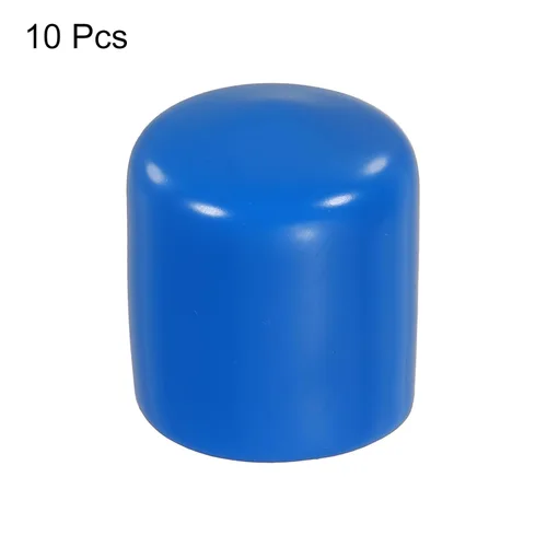 Vista 3 de MECCANIXITY 10 tapas de goma para extremos de goma, protector de rosca de vinilo de 1 pulgada, tapas redondas de PVC para tubos de perno