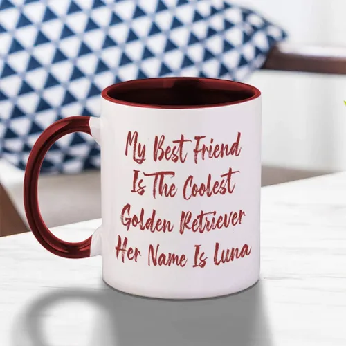 Vista 3 de Taza de café personalizada, texto personalizado en taza de café personalizada, taza personalizable, divertidos regalos personalizados, taza de té