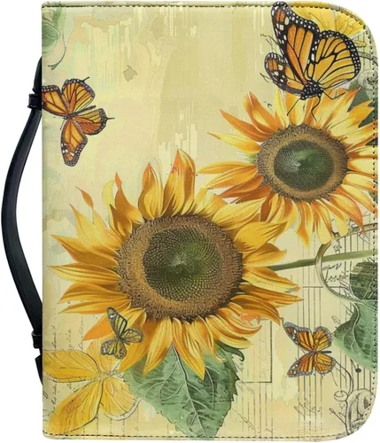 Vista 39 de TODIYADDU Cubierta de la Biblia Personalizable Personalizable PU Biblia Protector Libro Cubierta de la Biblia Bolsa de asas