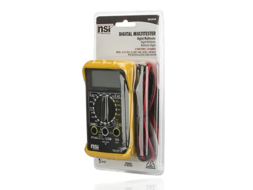 Vista 5 de NSi Industries TES-DT18 Multitester digital, 6 funciones, rango 20