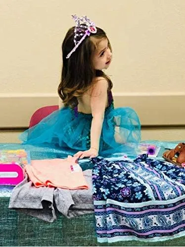 Vista 7 de Wennikids Mameluco de sirena con lentejuelas para bebé y niña