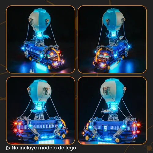 Vista 3 de LIGHTAILING Luz compatible con Lego-77073 Battle Bus