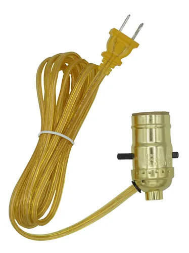 Vista 3 de Creative Hobbies Kit de lámpara instantánea: el enchufe de lámpara de base media de encendido/apagado está precableado con cable de lámpara de 6