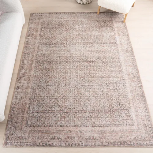 Vista 25 de nuLOOM Aether - Alfombra de área con medallón marrón, 8 x 10 pies Éter Marrón