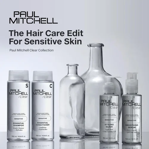Vista 7 de Paul Mitchell Clear Smoothing Serum, Blowout Primer, Fragrance Free, For Sensitive Scalp + Skin