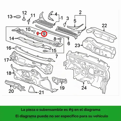 Vista 5 de 30 unids Fender Liner Retenedor Parachoques Fascia Flares & Air Dam Push Type Clips para GM 11589292